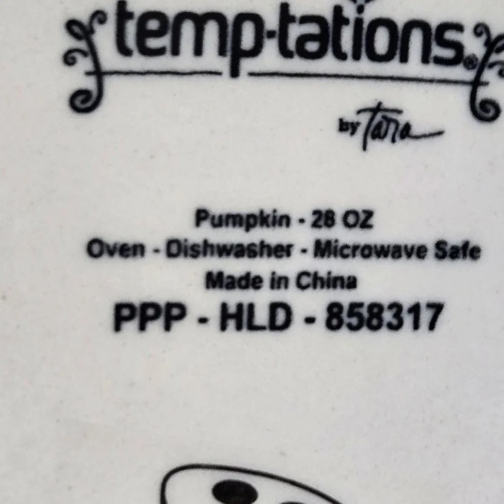 Temp-tations by Tara Pumpkin 28 Oz Covered Baker Fall Harvest Casserole Dish